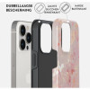 Burga Tough Back Cover hoesje voor Apple iPhone 15 Pro - Golden Coral 2