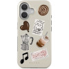 Burga Tough Back Cover hoesje voor Apple iPhone 16 - Oat Milk Please