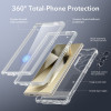 ESR Armor Tough Kickstand 360 hoesje met Screenprotector en MagSafe voor Samsung Galaxy S24 Ultra - Transparant 4