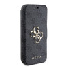 Guess 4G Big Metal Logo Book Wallet Case hoesje voor Apple iPhone 15 Pro - Grijs 2