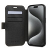 Guess 4G Big Metal Logo Book Wallet Case hoesje voor Apple iPhone 15 Pro Max - Bruin 1