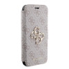 Guess 4G Big Metal Logo Book Wallet Case hoesje voor Apple iPhone 15 Pro Max - Roze 4