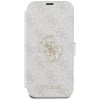 Guess 4G Big Metal Logo Book Wallet Case hoesje voor Apple iPhone 16 - Roze 2