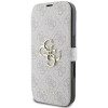 Guess 4G Big Metal Logo Book Wallet Case hoesje voor Apple iPhone 16 - Roze 5