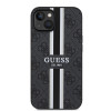 Guess 4G Printed Stripes Hard Case Back Cover hoesje met MagSafe voor Apple iPhone 15 - Zwart 1