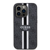Guess 4G Printed Stripes Hard Case Back Cover hoesje met MagSafe voor Apple iPhone 15 Pro - Zwart 1