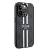 Guess 4G Printed Stripes Hard Case Back Cover hoesje met MagSafe voor Apple iPhone 15 Pro - Zwart 2