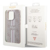 Guess 4G Printed Stripes Hard Case Back Cover hoesje met MagSafe voor Apple iPhone 15 Pro Max - Roze 5