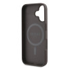 Guess 4G Printed Stripes Hard Case Back Cover hoesje met MagSafe voor Apple iPhone 16 - Bruin 5