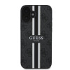 Guess 4G Printed Stripes Hard Case Back Cover hoesje met MagSafe voor Apple iPhone 16 Plus - Zwart 2