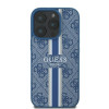 Guess 4G Printed Stripes Hard Case Back Cover hoesje met MagSafe voor Apple iPhone 16 Pro - Blauw 2