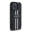 Guess 4G Printed Stripes Hard Case Back Cover hoesje met MagSafe voor Apple iPhone 16 Pro Max - Zwart 3