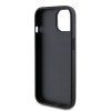 Guess 4G Strass Metal Logo Hard Case Back Cover hoesje voor Apple iPhone 15 - Zwart 4