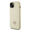 Guess 4G Strass Metal Logo Hard Case Back Cover hoesje voor Apple iPhone 15 - Goud 4