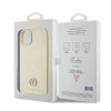Guess 4G Strass Metal Logo Hard Case Back Cover hoesje voor Apple iPhone 15 - Goud 6