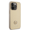 Guess 4G Strass Metal Logo Hard Case Back Cover hoesje voor Apple iPhone 15 Pro - Goud 2
