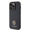 Guess 4G Strass Metal Logo Hard Case Back Cover hoesje voor Apple iPhone 15 Pro Max - Zwart 2