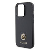 Guess 4G Strass Metal Logo Hard Case Back Cover hoesje voor Apple iPhone 15 Pro Max - Zwart 3