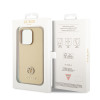 Guess 4G Strass Metal Logo Hard Case Back Cover hoesje voor Apple iPhone 15 Pro Max - Goud 5