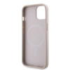 Guess GCube Stripes Hard Case Back Cover hoesje met MagSafe voor Apple iPhone 14 - Roze 5