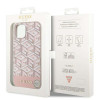 Guess GCube Stripes Hard Case Back Cover hoesje met MagSafe voor Apple iPhone 14 - Roze 6