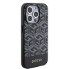 Guess GCube Stripes Hard Case Back Cover hoesje met MagSafe voor Apple iPhone 15 Pro - Zwart 2
