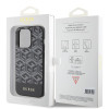Guess GCube Stripes Hard Case Back Cover hoesje met MagSafe voor Apple iPhone 15 Pro - Zwart 5