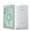 Guess IML Rhinestones Back Cover hoesje met MagSafe voor Apple iPhone 16 - Groen 6