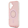 Guess IML Rhinestones Back Cover hoesje met MagSafe voor Apple iPhone 16 - Roze 4