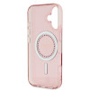 Guess IML Rhinestones Back Cover hoesje met MagSafe voor Apple iPhone 16 - Roze 5
