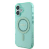 Guess IML Rhinestones Back Cover hoesje met MagSafe voor Apple iPhone 16 Plus - Groen 3