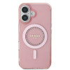 Guess IML Rhinestones Back Cover hoesje met MagSafe voor Apple iPhone 16 Plus - Roze 1