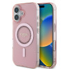 Guess IML Rhinestones Back Cover hoesje met MagSafe voor Apple iPhone 16 Plus - Roze 0