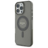 Guess IML Rhinestones Back Cover hoesje met MagSafe voor Apple iPhone 16 Pro - Zwart 3