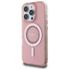 Guess IML Rhinestones Back Cover hoesje met MagSafe voor Apple iPhone 16 Pro - Roze 1