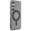 Guess IML Rhinestones Back Cover hoesje met MagSafe voor Samsung Galaxy S25 - Zwart 2