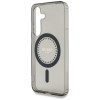 Guess IML Rhinestones Back Cover hoesje met MagSafe voor Samsung Galaxy S25 - Zwart 5