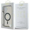 Guess IML Rhinestones Back Cover hoesje met MagSafe voor Samsung Galaxy S25 - Zwart 6