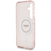 Guess IML Rhinestones Back Cover hoesje met MagSafe voor Samsung Galaxy S25 - Roze 5