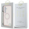 Guess IML Rhinestones Back Cover hoesje met MagSafe voor Samsung Galaxy S25 - Roze 6