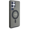 Guess IML Rhinestones Back Cover hoesje met MagSafe voor Samsung Galaxy S25 Ultra - Zwart 2