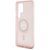 Guess IML Rhinestones Back Cover hoesje met MagSafe voor Samsung Galaxy S25 Ultra - Roze 5
