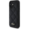 Guess Quilted Puffed Metal Logo Back Cover hoesje voor Apple iPhone 16 Plus - Zwart 4