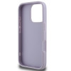 Guess Quilted Puffed Metal Logo Back Cover hoesje voor Apple iPhone 16 Pro - Paars 5