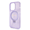 Guess Ring Stand Script Glitter Back Cover hoesje met MagSafe voor Apple iPhone 15 Pro Max - Paars 4