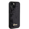 Guess Sequin Script Metal Back Cover hoesje voor Apple iPhone 15 - Zwart 2