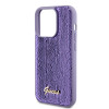 Guess Sequin Script Metal Back Cover hoesje voor Apple iPhone 15 Pro Max - Paars 3