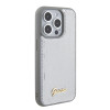 Guess Sequin Script Metal Back Cover hoesje voor Apple iPhone 15 Pro - Zilver 3
