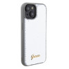 Guess Sequin Script Metal Back Cover hoesje voor Apple iPhone 15 - Zilver 3