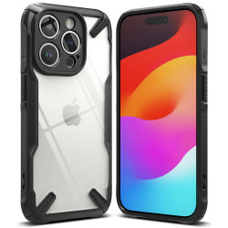 Ringke Fusion X Back Cover hoesje voor Apple iPhone 15 Pro Max - Zwart